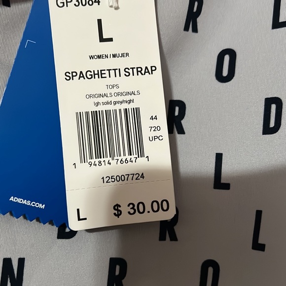 Adidas Cropped Tank Top - Picture 3 of 5